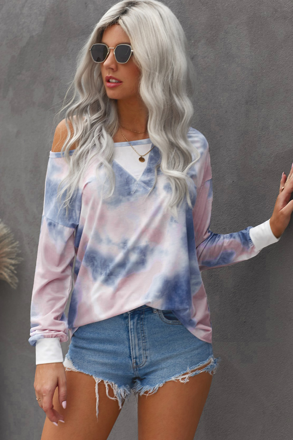 Tie dye ladies pullovers