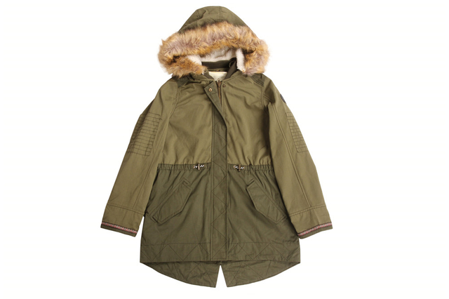 Girls Popular Chino Parka in Stock 