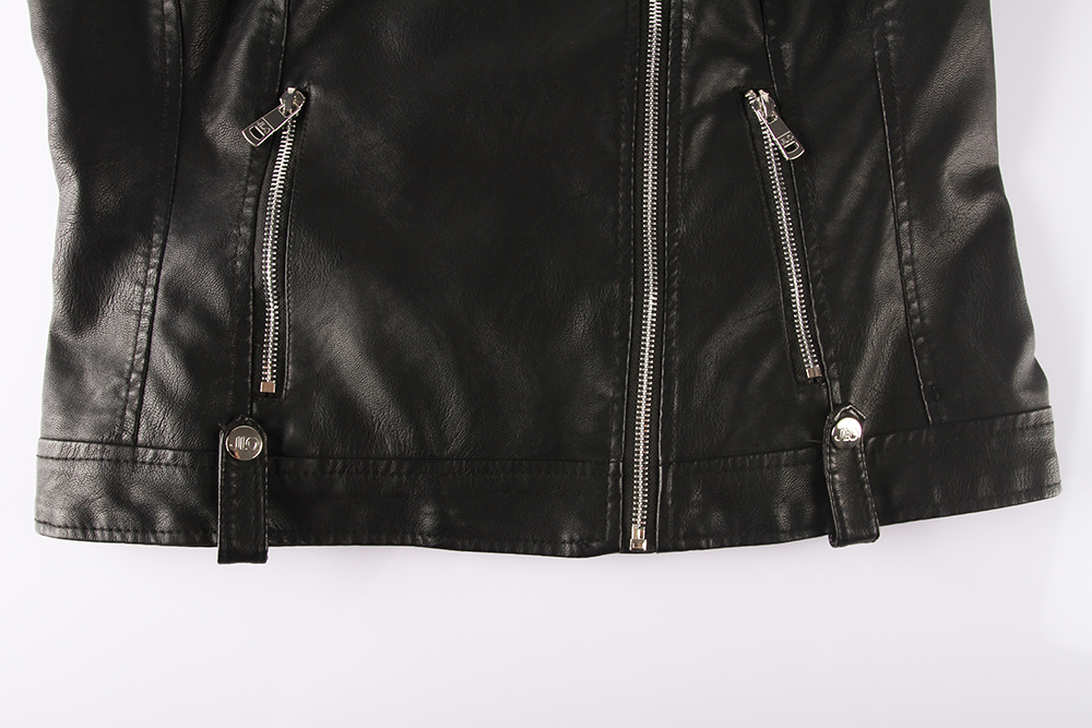 Ladies Very high quality washing pu jacket , SP16182-DC 