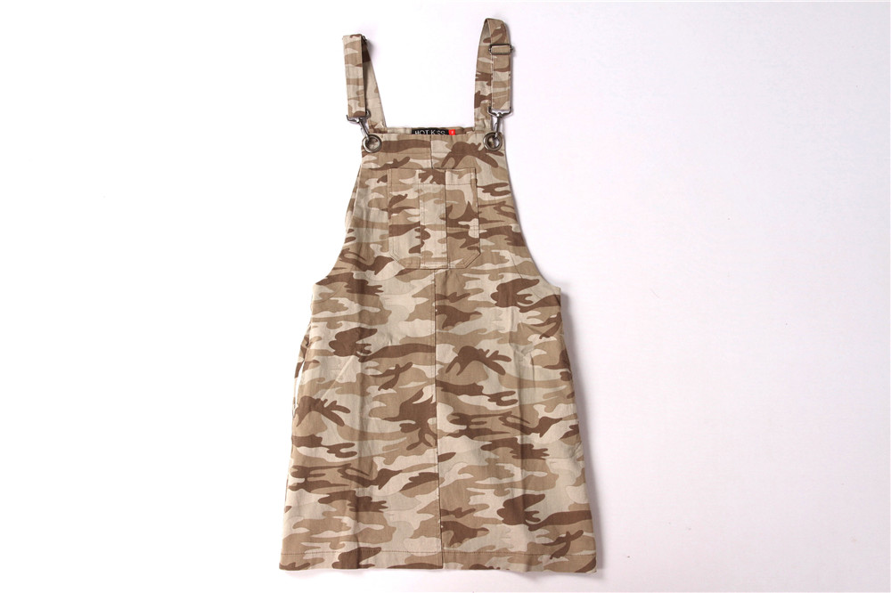 Hot Kiss Laides Overall Camo Dress