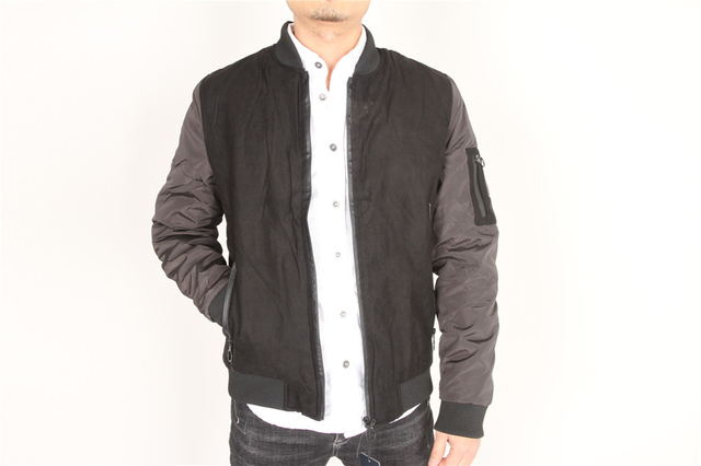 Men's 2 Color Bomber Jacket in Stock