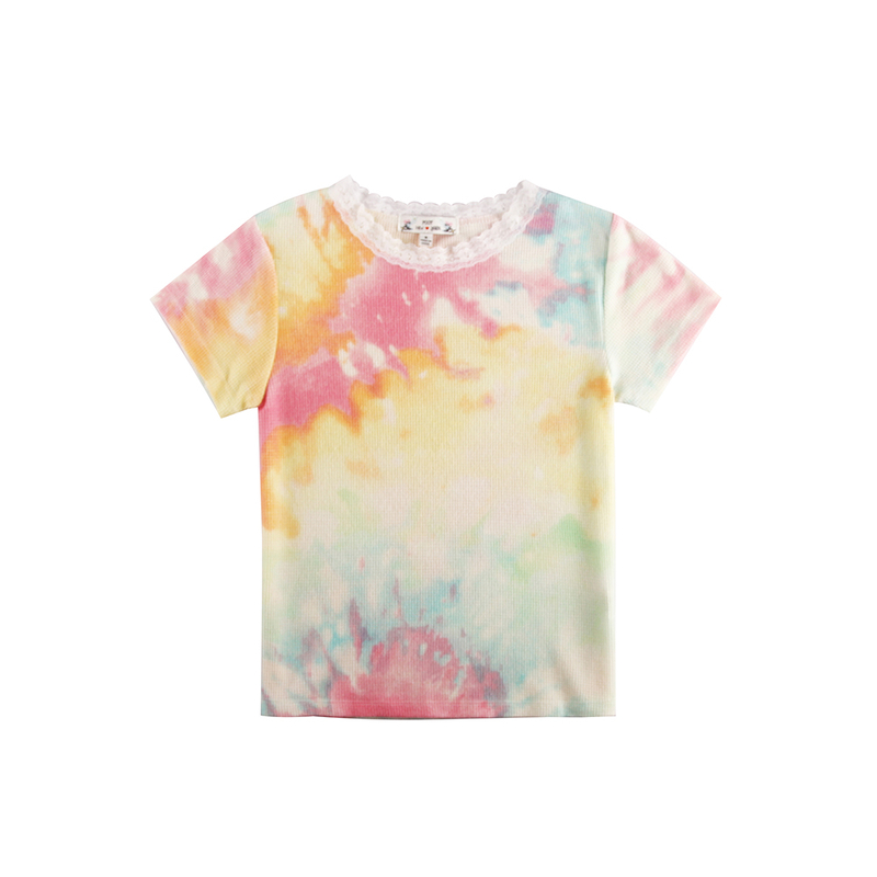 Ladies Nice Tdy Dye Tee Summer Fashion Tee