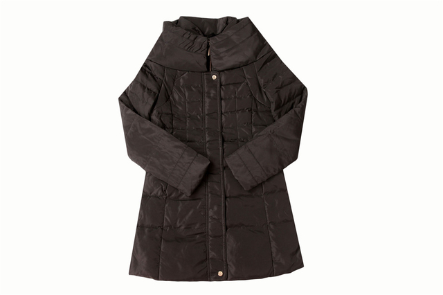 Ladies Longline Down Jacket in Stock