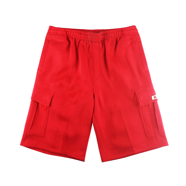 Stcokpapa Apparel Stock 2024 New Summer Men's Solid Color Fashion Shorts Brush Knit Cargo Shorts