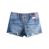 Stcokpapa Stock Garment Cheap Women's High Quality and Cool Denim Shorts Ladies Fashion Jeans