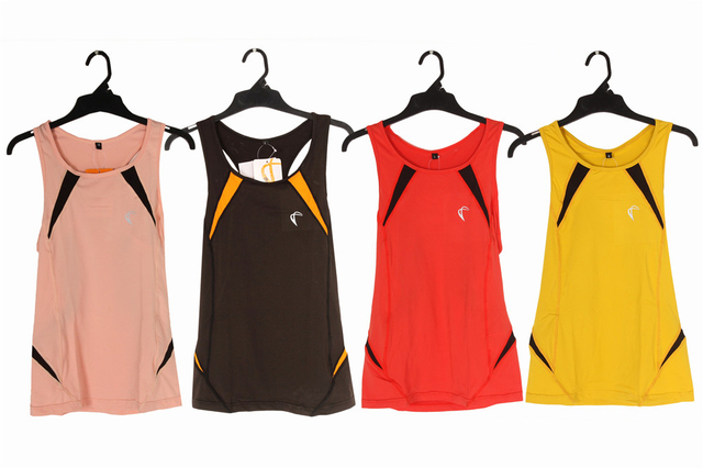 Ladies High Quality 4 Color Yoga Vest in Stock