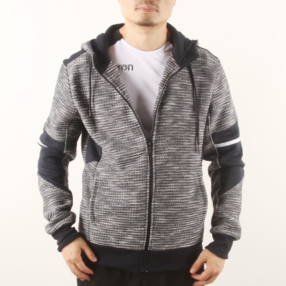 Men's Bonded Zip-up Fleece Hoodie in Stock