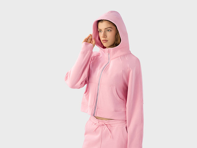 pink stock hoodie