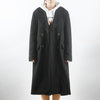 Stcokpapa Pallets Liquidation 2024 Simple High Quality Ladies Button Fashion Medium Long Style Classic Black Melton Coats