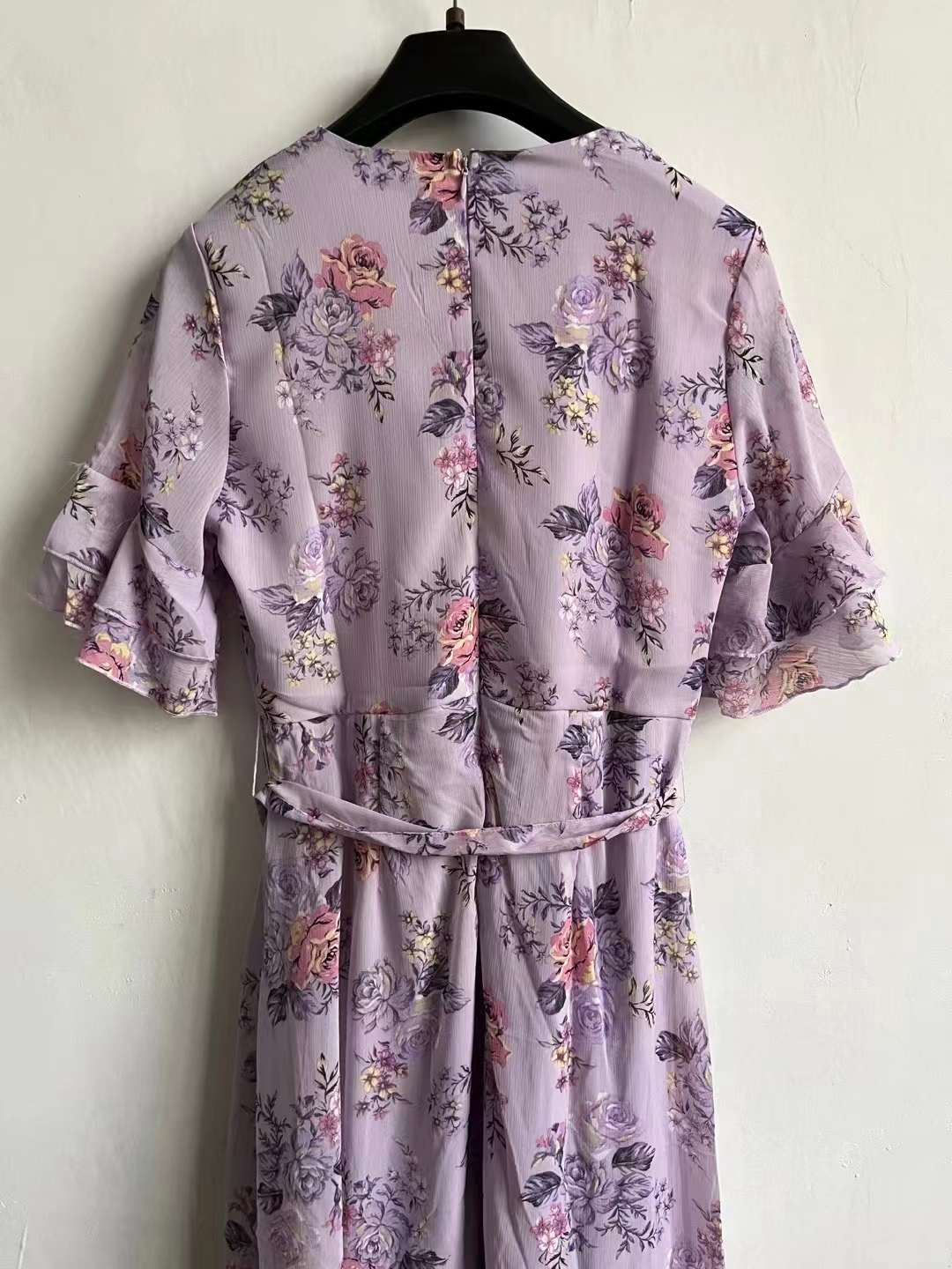 Clothing stocks Women's Printed Floral Casual Dess V-neck Sexy Long Dress Cute Women Casual Dress Ladies