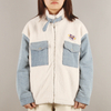 Stcokpapa Stock Garment Cheap Big Kids Sherpa Denim Coats