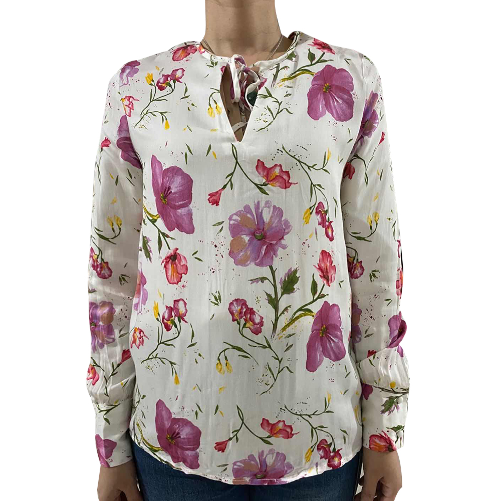 Ladies Print Blouse in Stock