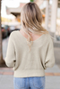 Ladies V neck casual sweaters