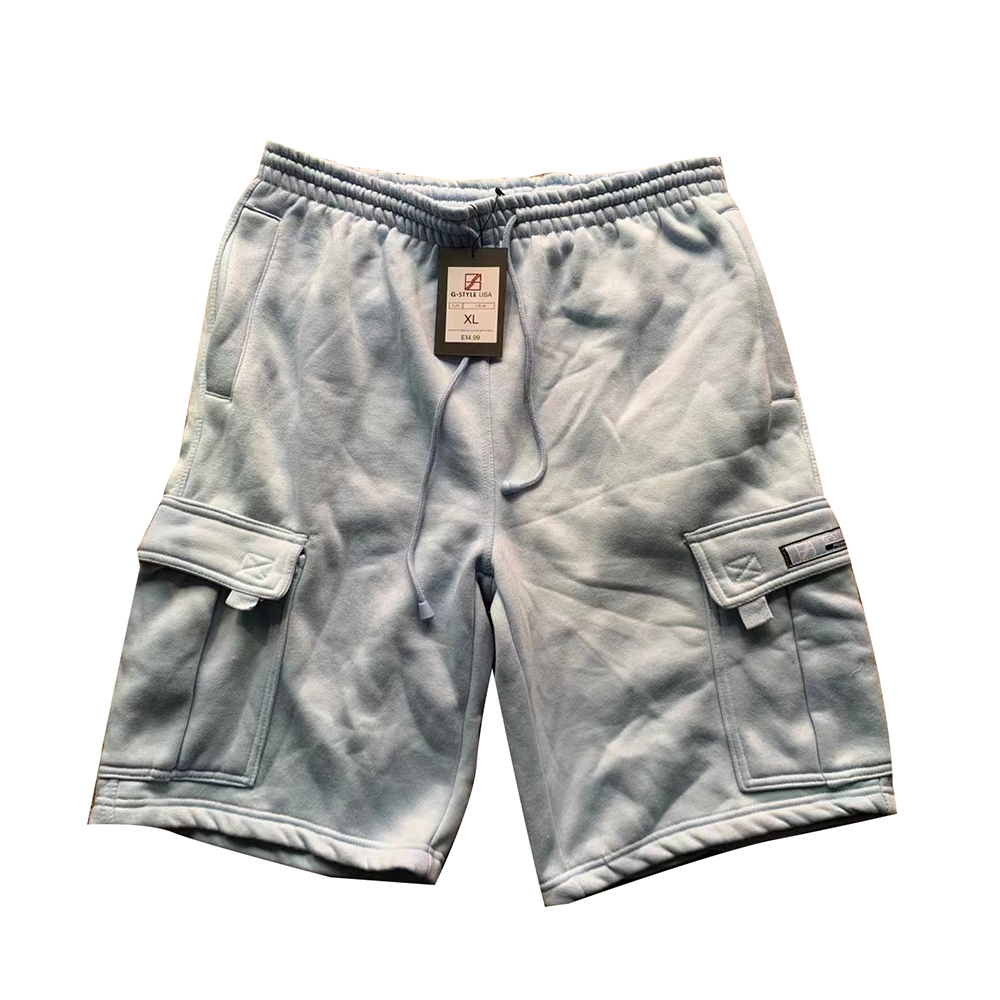9 Color Mens Knit cargo shorts (5)
